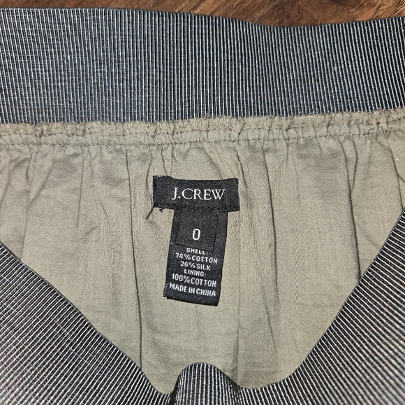 J. Crew Cotton Silk Blend Raindrop Bubble Mini Skirt Size 0 - Picture 11 of 12